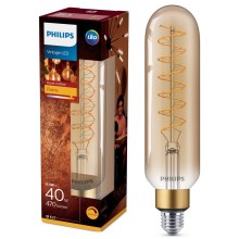 LED Lamp dimbaar VINTAGE Philips T65 E27/6,5W/230V