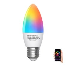 LED RGB Lamp C37 E27/5W/230V 3000-6500K Wi-Fi - Aigostar