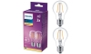 LOT 2x Ampoule LED VINTAGE Philips A60 E27/4,3W/230V 2700K