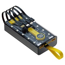 PATONA - Batterie portative avec câbles intégrés 20000 mAh Li-Pol