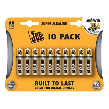 10 ks Alkaline batterij AA 1,5V