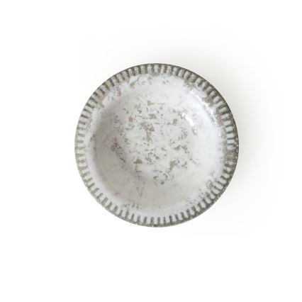18-delig servies, grijs/keramiek