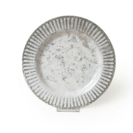 18-delig servies, grijs/keramiek