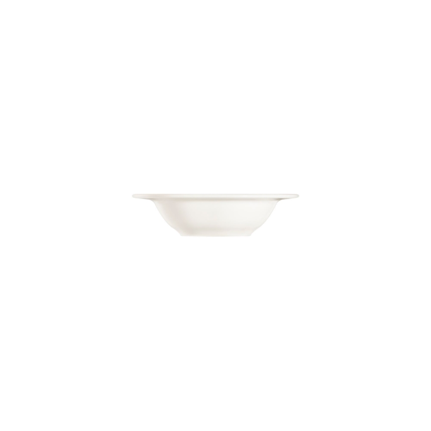 18-delig serviesset crème/zilver/porselein