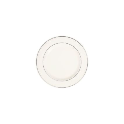 18-delig serviesset crème/zilver/porselein