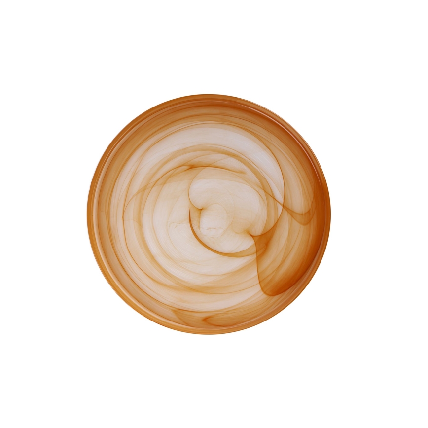 18-delige serviesset oranje/glas