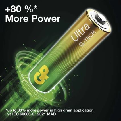 2 pc Pile alcaline C GP ULTRA 1,5V