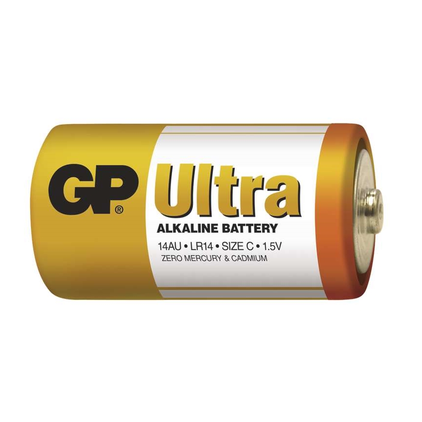 2 pc Pile alcaline C GP ULTRA 1,5V
