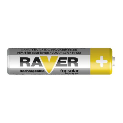 2 pc Pile rechargeable AAA RAVER NiMH/1,2V/400 mAh