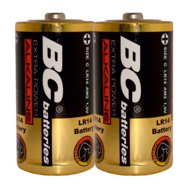 2 st. Alkaline batterij EXTRA POWER C 1,5V