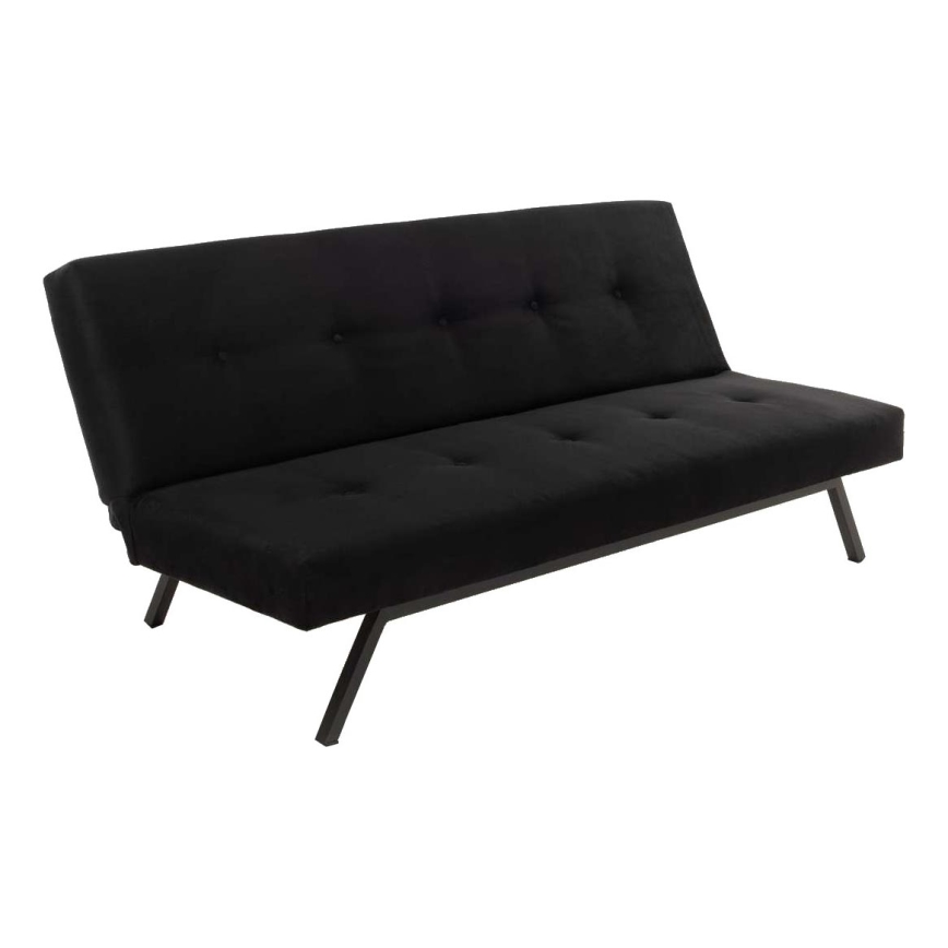 2-zits slaapbank BAKU, zwart