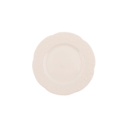 24-delig servies van crèmekleurig porselein