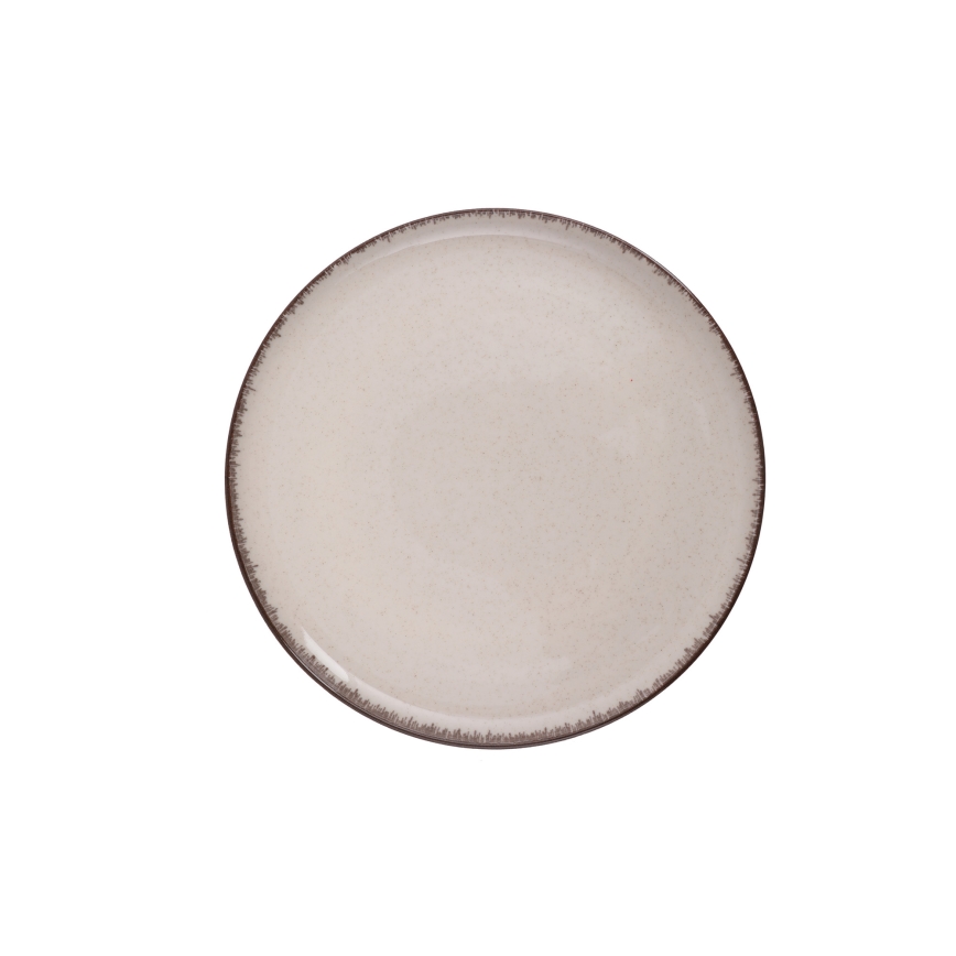 24-delige serviesset beige/porselein