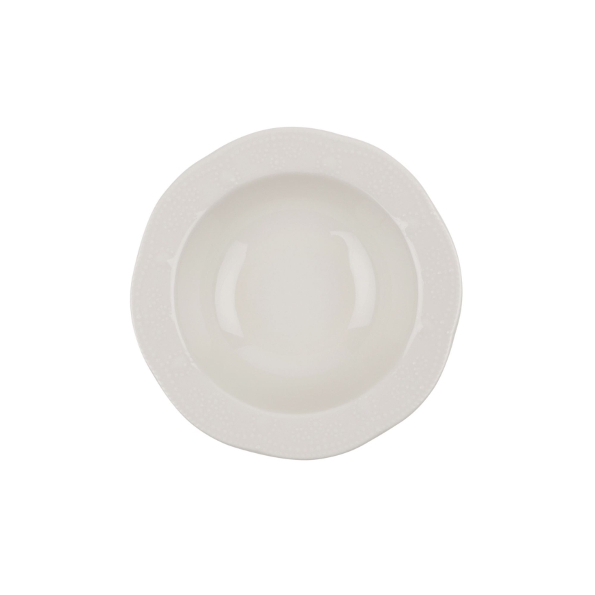 24-delige serviesset crème/porselein