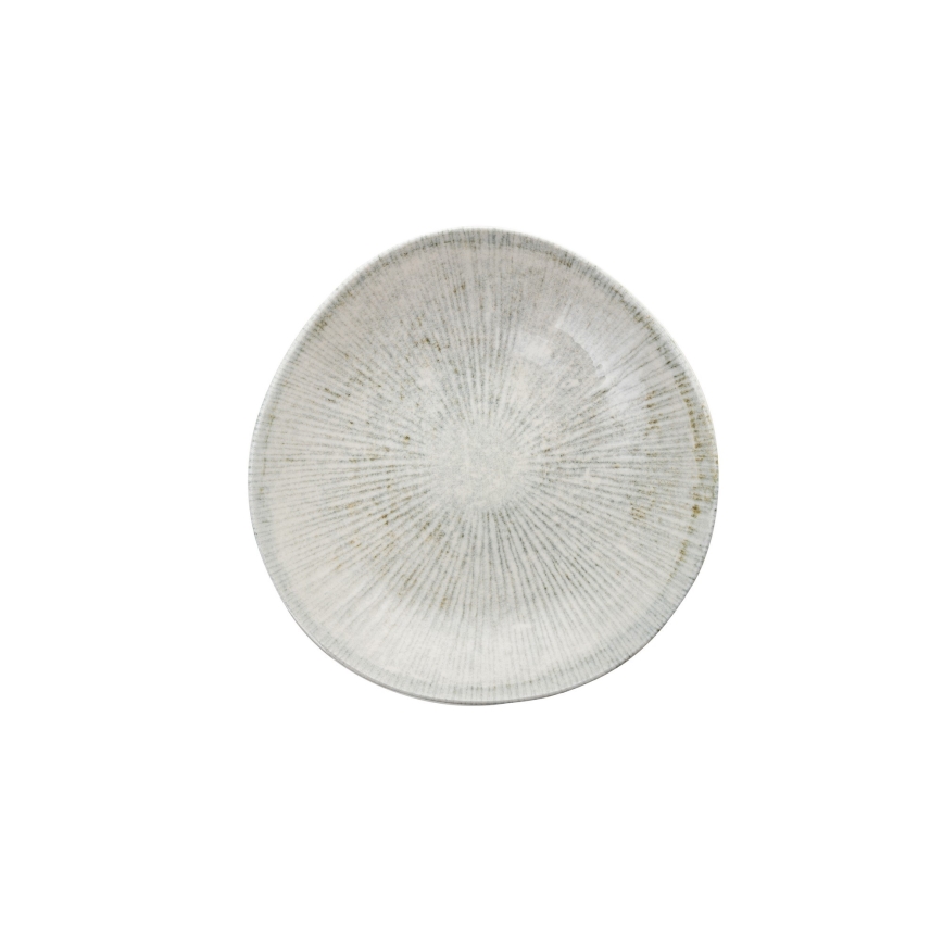 24-delige serviesset, grijs/porselein