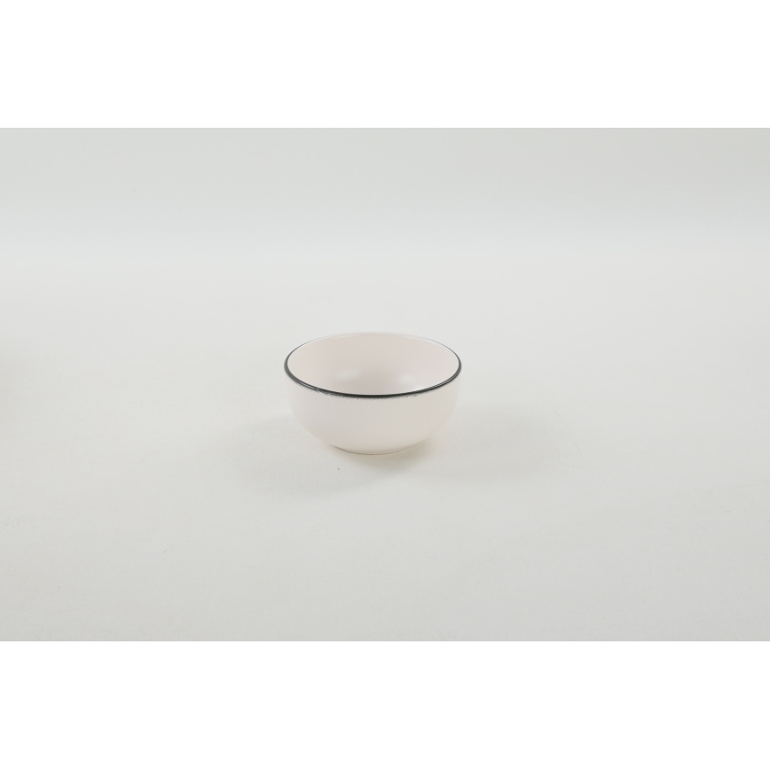 24-delige serviesset veelkleurig/steengoed