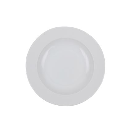 24-delige serviesset, wit porselein