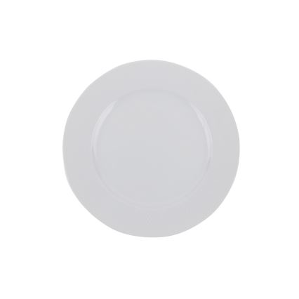 24-delige serviesset, wit porselein