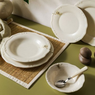 27-delige serviesset crème/porselein