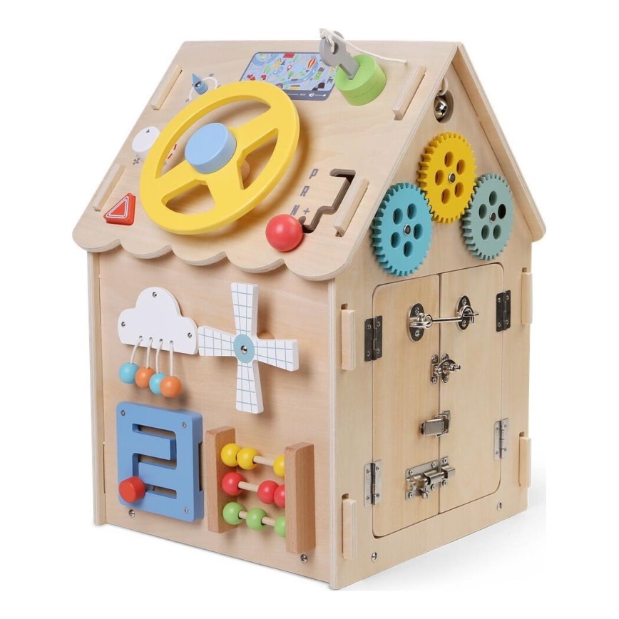 2Kids Toys - Activity bord huis beige