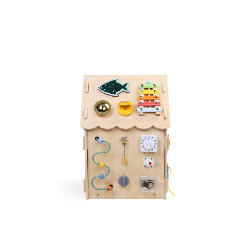2Kids Toys - Activity bord huis beige
