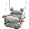 2Kids Toys - Balançoire textile enfant gris/hêtre
