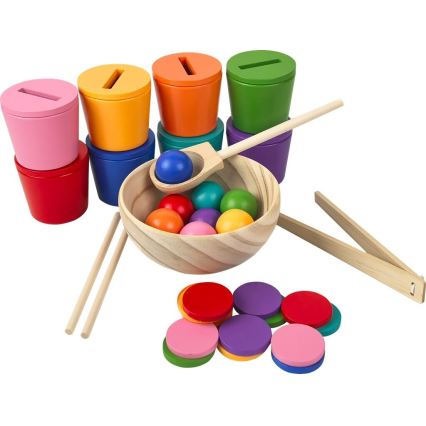 2Kids Toys - Billes arc-en-ciel, jetons et gobelets, 8 couleurs