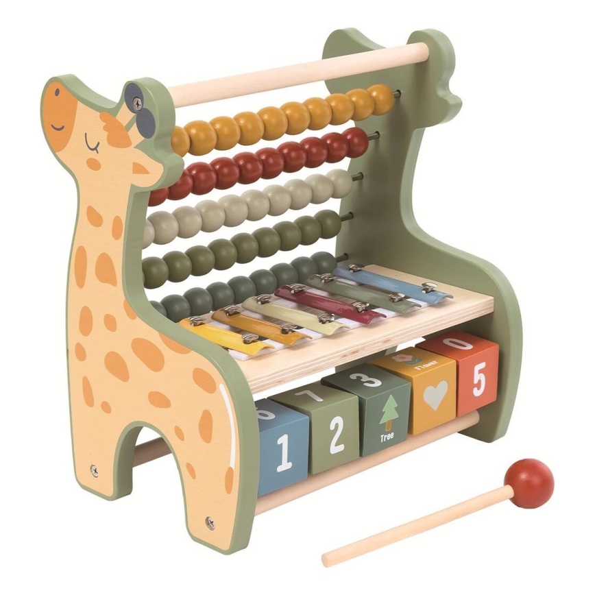 2Kids Toys - Compteur multifonction en bois Girafe