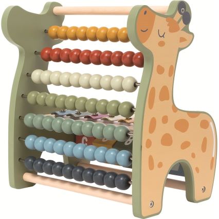2Kids Toys - Compteur multifonction en bois Girafe
