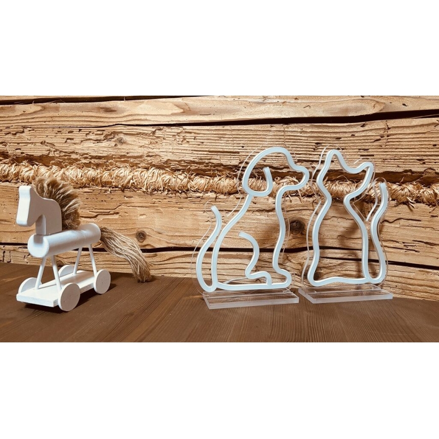 2Kids Toys - Décoration de table néon chat LED/5W/USB