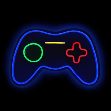 2Kids Toys - Décoration murale néon LED/5W/USB gamepad