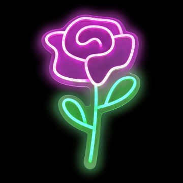 2Kids Toys - Décoration murale néon LED/5W/USB rose