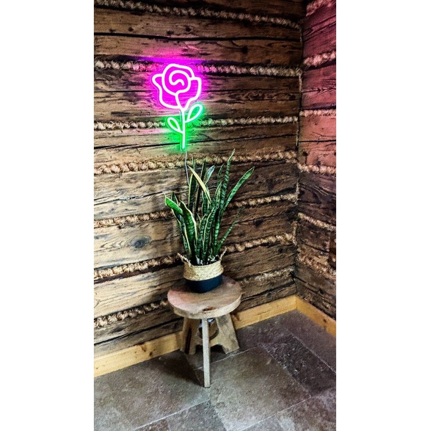 2Kids Toys - Décoration murale néon LED/5W/USB rose