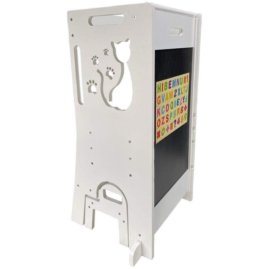 2Kids Toys - Groeiende leertoren Kat met glijbaan en schoolbord