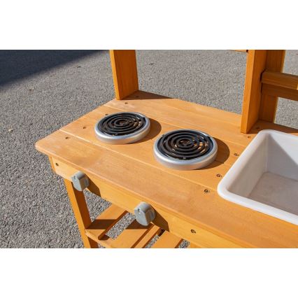 2Kids Toys - Houten buitenspeelkeuken met gootsteen