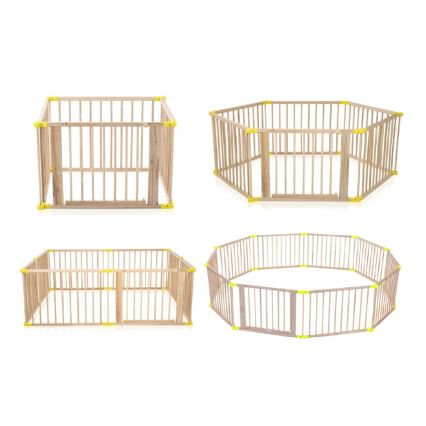 2Kids Toys - Houten kinderbox XXL 210x210 cm beige