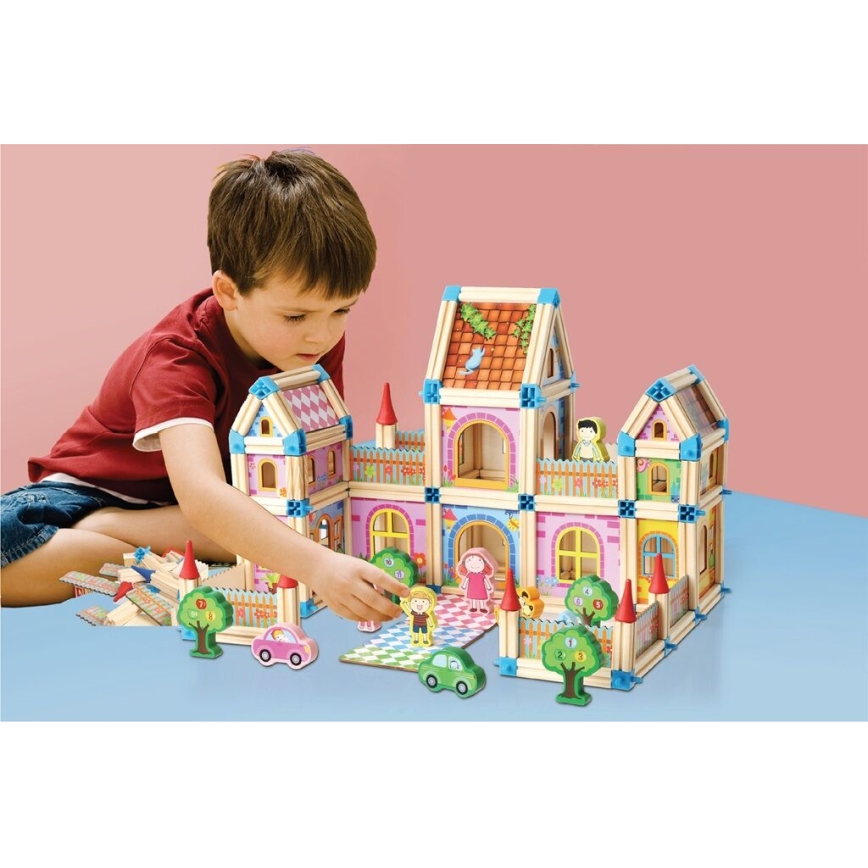 2Kids Toys - Jeu de construction en bois : Château