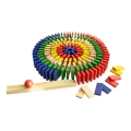 2Kids Toys - Jeu de dominos en bois colorés, 800 pièces