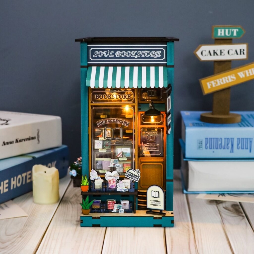 2Kids Toys - LED Boekenstop Soul boekwinkel 2xAAA
