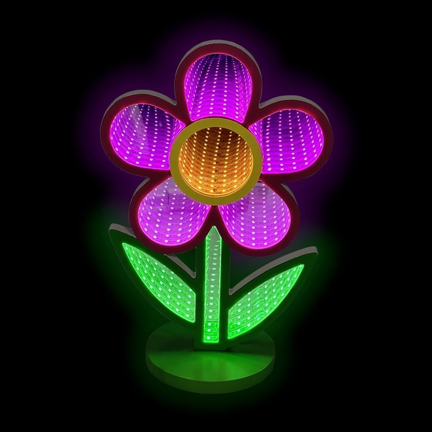 2Kids Toys - LED Neon tafel decoratie LED/5W/USB bloem
