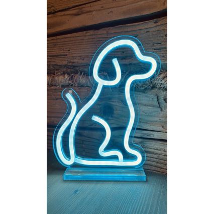 2Kids Toys - LED Neon tafel decoratie LED/5W/USB hond