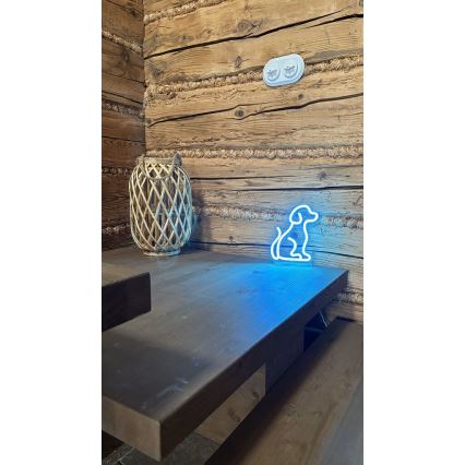 2Kids Toys - LED Neon tafel decoratie LED/5W/USB hond