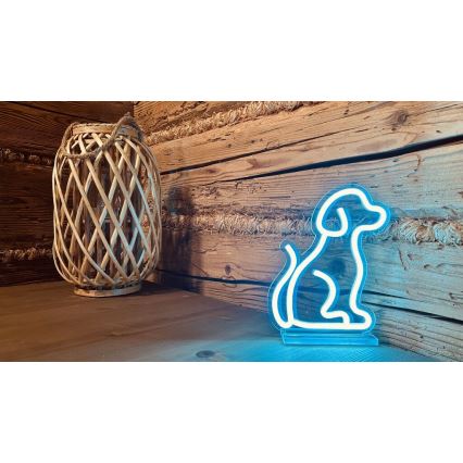 2Kids Toys - LED Neon tafel decoratie LED/5W/USB hond