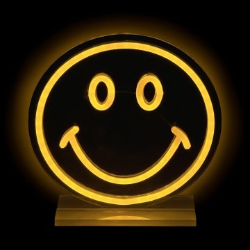 2Kids Toys - LED-neon tafeldecoratie LED/5W/USB smiley