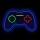 2Kids Toys - LED Neon-wanddecoratie LED/5W/USB gamepad