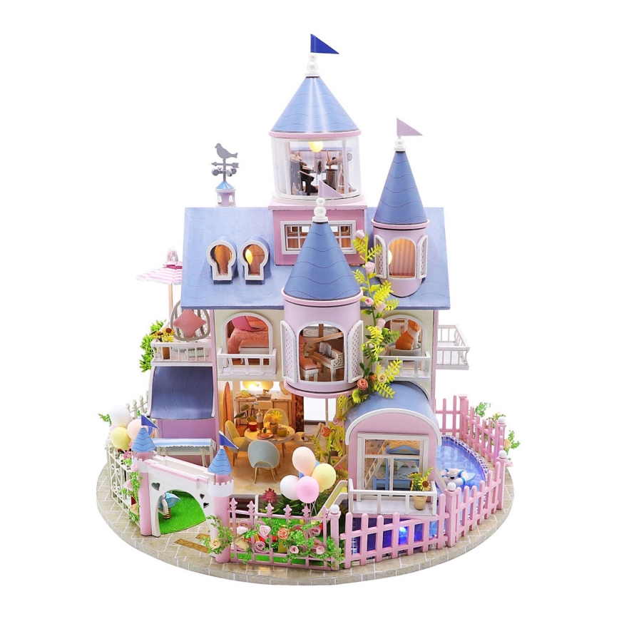 2Kids Toys - Maison d'enfant Château de conte de fées 2xAAA