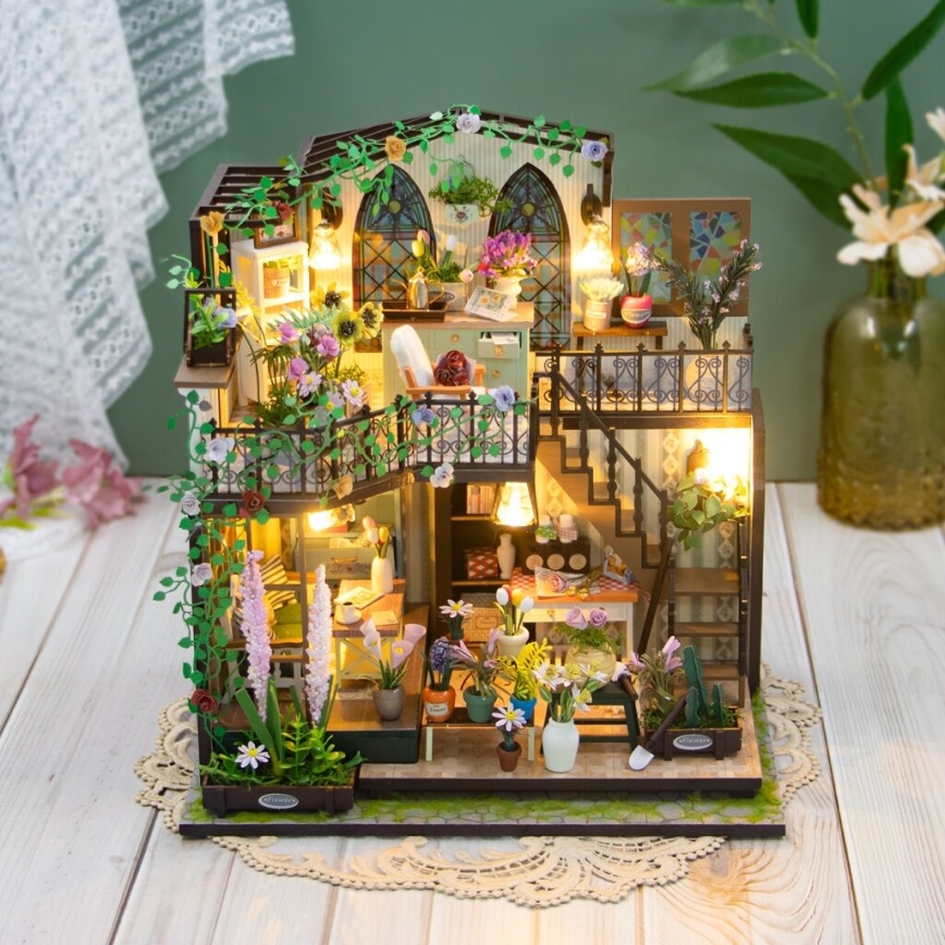2Kids Toys - Miniatuur Darcyin bloemenhuisje 2xAAA