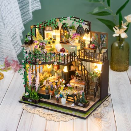 2Kids Toys - Miniatuur Darcyin bloemenhuisje 2xAAA