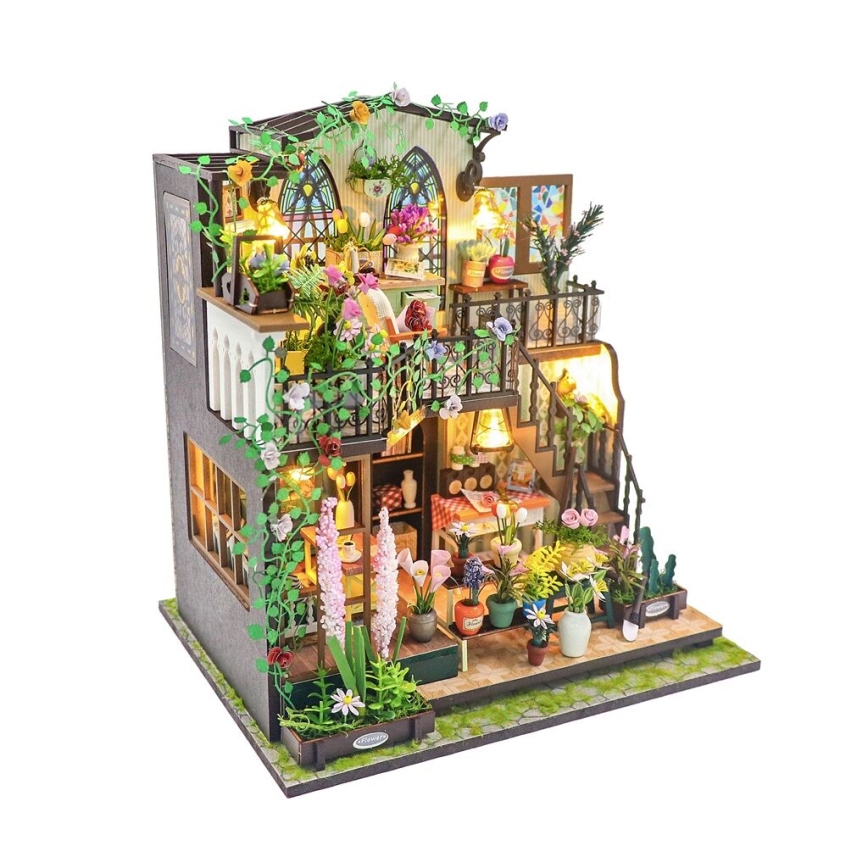 2Kids Toys - Miniatuur Darcyin bloemenhuisje 2xAAA