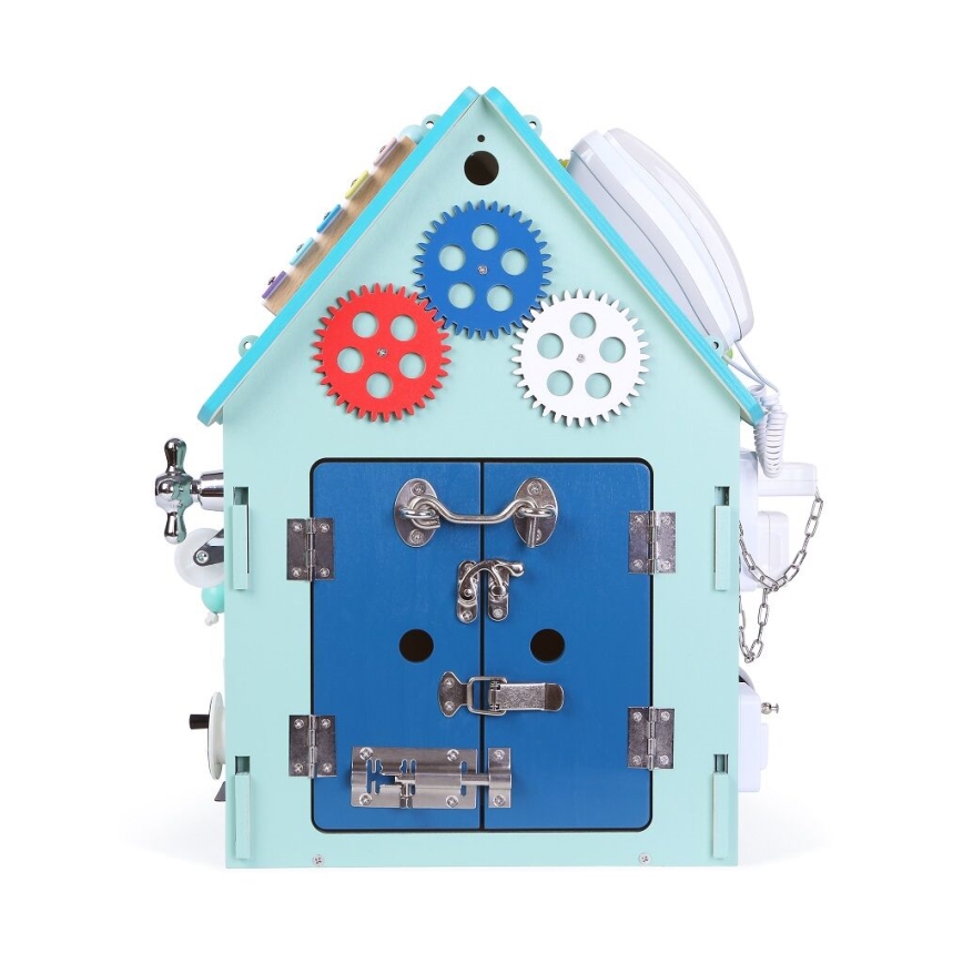 2Kids Toys - Panneau d'activités maison bleu